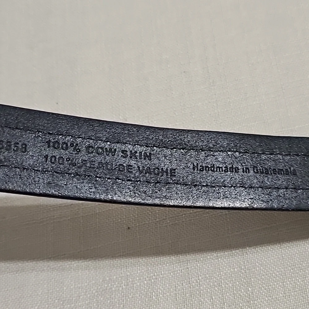 Hugo Boss Men's Ubarto Black Leather Belt 105-40
